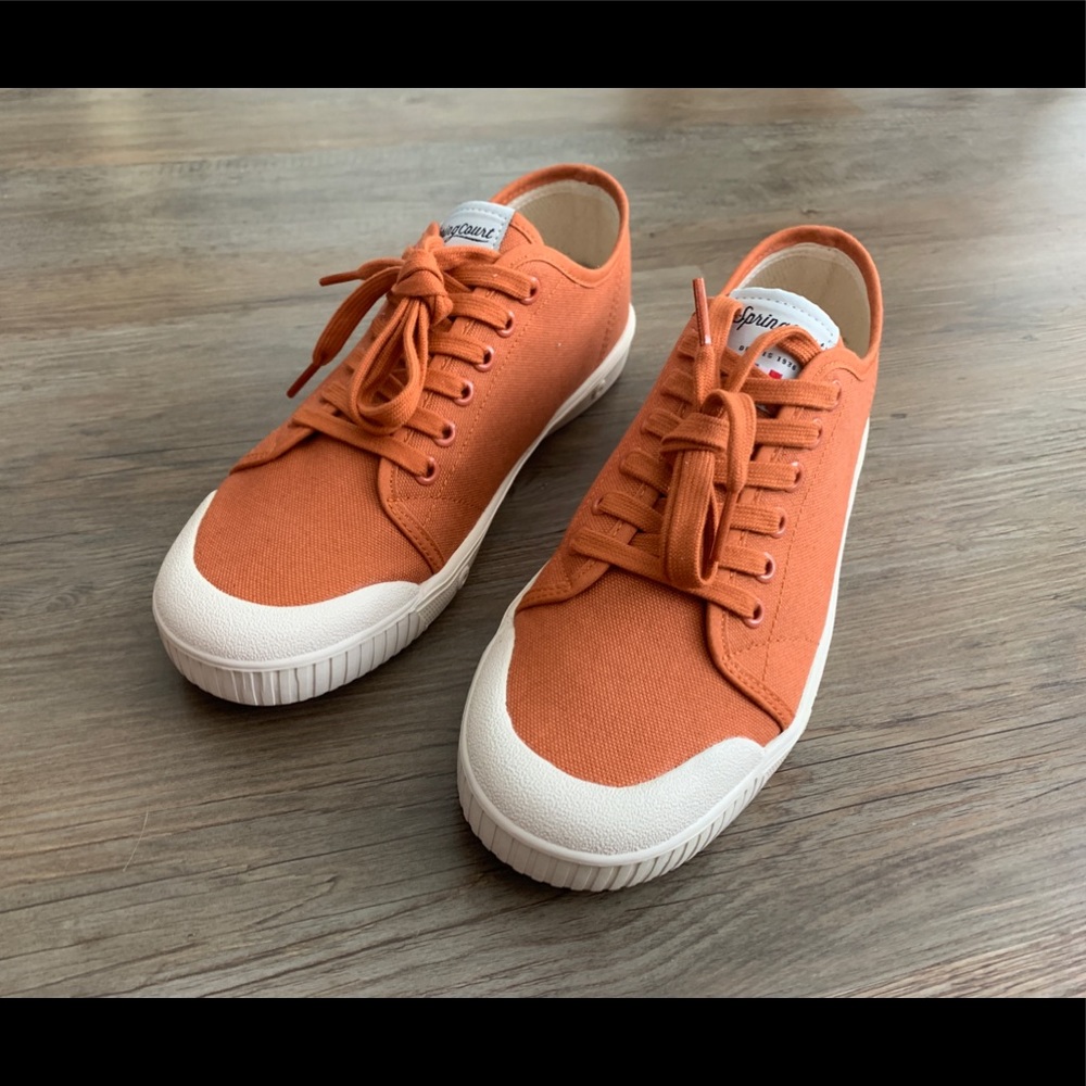 Spring Court Vintage Ochre Sneaker - Brand New
